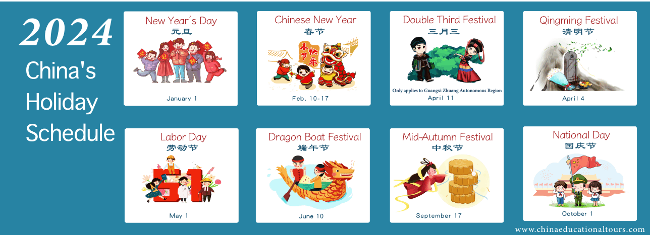 China Public Holiday Calendar In 21 22 23 Holidays In China