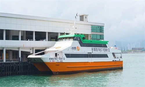 Ferry boat from Hong Kong to Macau